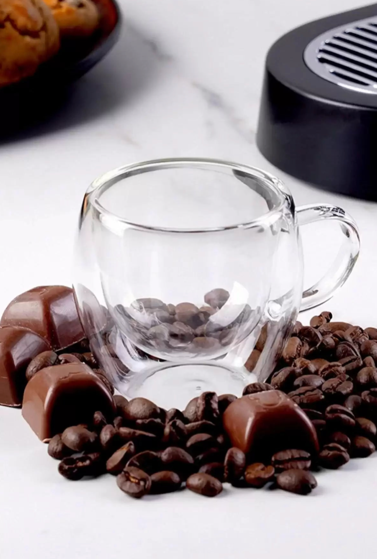 CoffePress ve Özel Cam Kupa