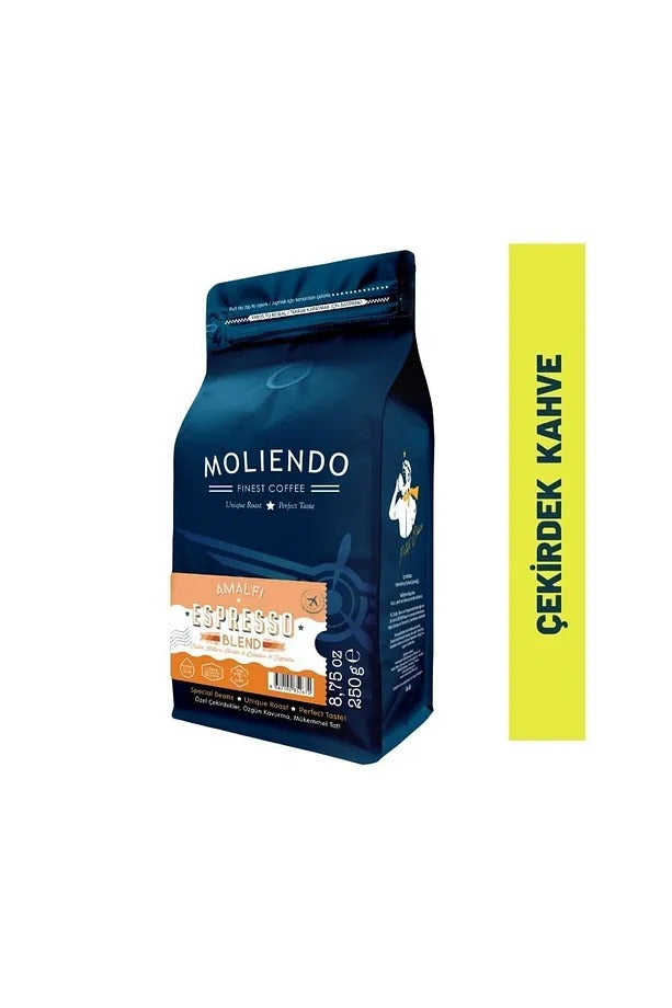 Moliendo Amalfi Espresso Blend Kahve (Çekirdek Kahve) 250 g